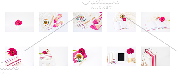20 Photos  Fuchsia Pink Stock Bundle in Graphics - product preview 1