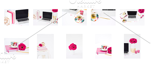 20 Photos  Fuchsia Pink Stock Bundle in Graphics - product preview 2