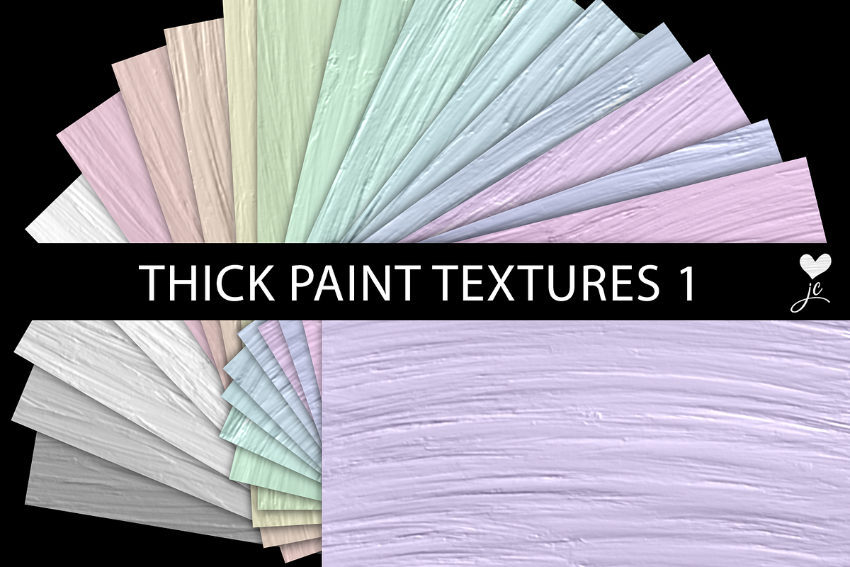 Thick Paint Textures 1 in Textures - product preview 8