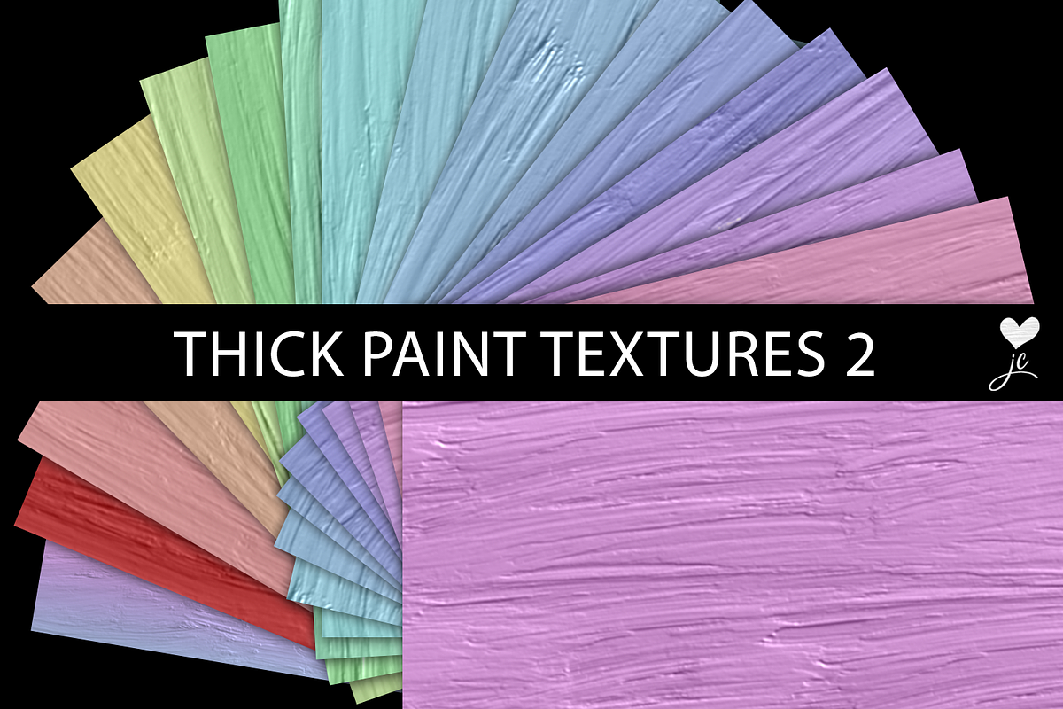 Thick Paint Textures 2 in Textures - product preview 8