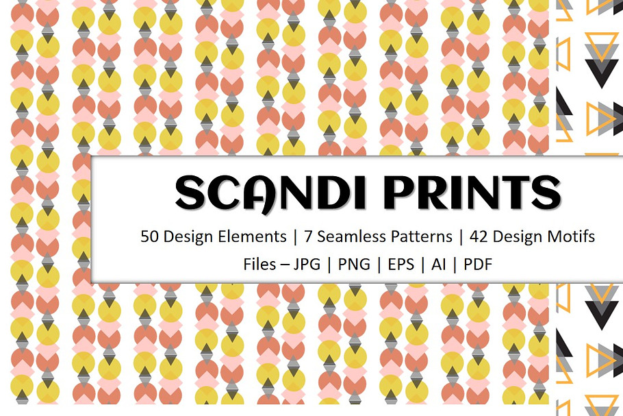 Modern Scandi Print Patterns -Vol.1 in Graphics - product preview 8