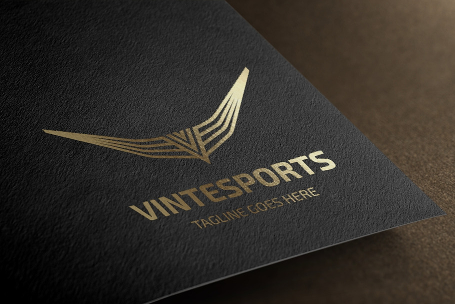 Letter V - Vintesports Logo