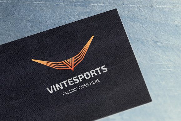 Letter V - Vintesports Logo in Logo Templates - product preview 5