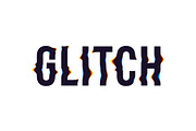 Glitch text effect