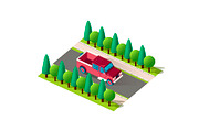 Isometric front right view pickup 