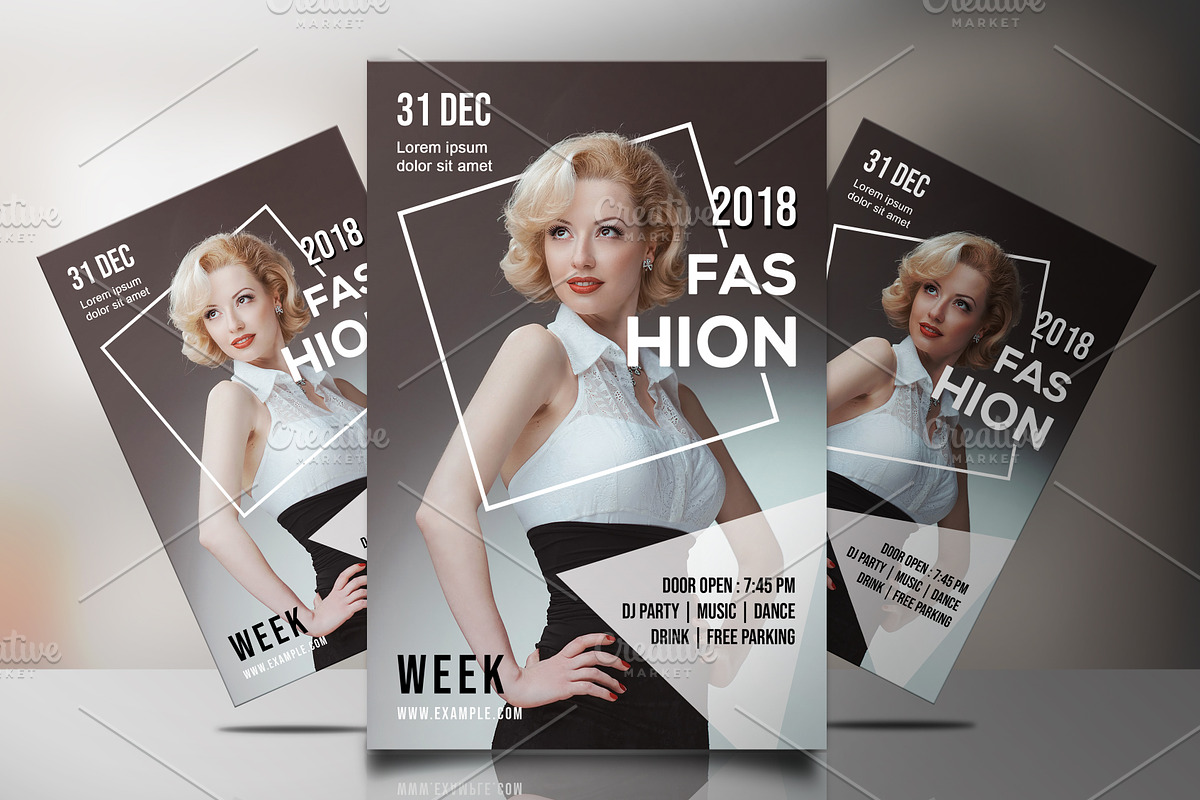 Fashion Show Flyer -V836 in Flyer Templates - product preview 8