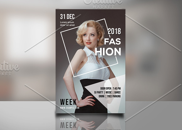 Fashion Show Flyer -V836 in Flyer Templates - product preview 2