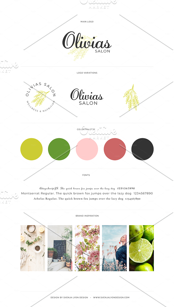 Olivia's Branding Board Template in Branding Mockups - product preview 2