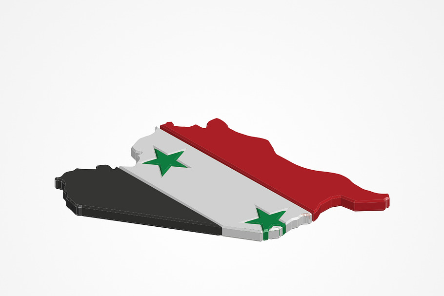 3D Syria Map