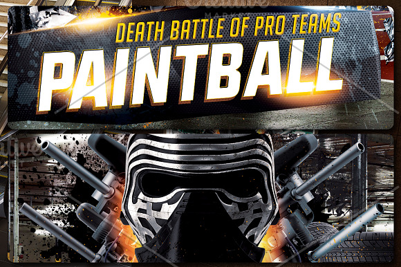 Paintball Flyer Template in Flyer Templates - product preview 5