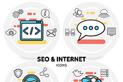 Seo and internet concept
