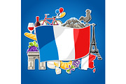 France background design.