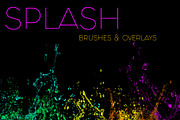 Water Splash Brushes & Overlays