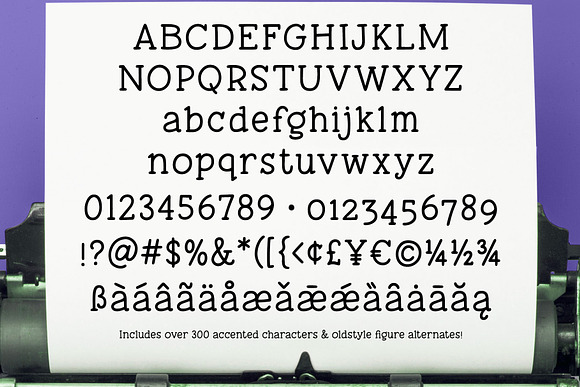 Tippy Tappy Type: a typewriter font! in Serif Fonts - product preview 1