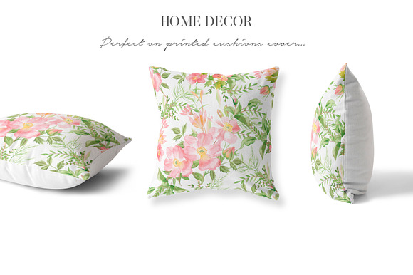 Watercolor Florals #01 in Patterns - product preview 6