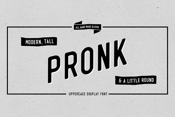 Pronk - Clean Display Font in Sans-Serif Fonts - product preview 2