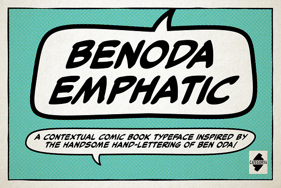 Benoda Emphatic in Sans-Serif Fonts - product preview 4