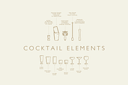 Cocktail Elements - Vector & PNG