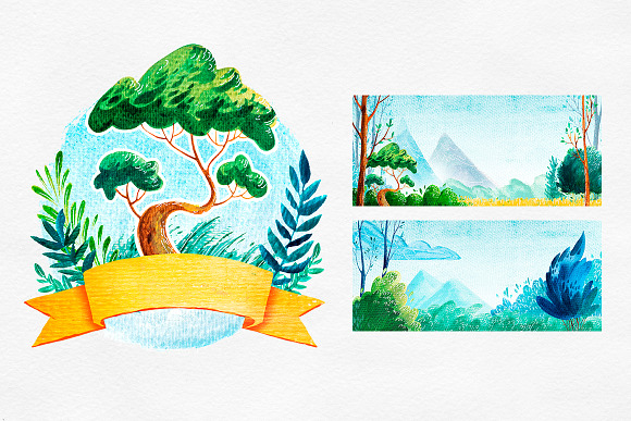 Landscape Master. Acrylic. in Illustrations - product preview 12
