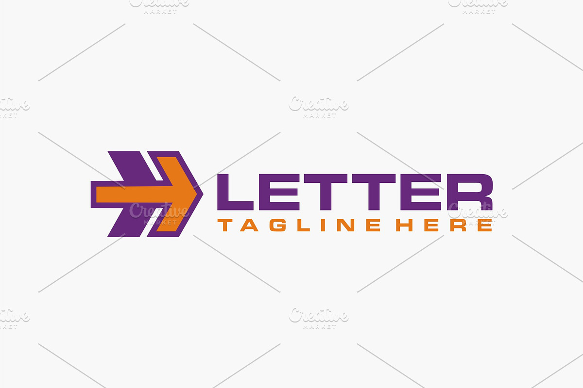 Letter H Arrow in Logo Templates - product preview 8