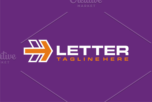 Letter H Arrow in Logo Templates - product preview 2