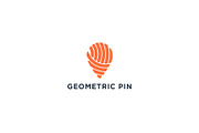 Geometric Pin Logo