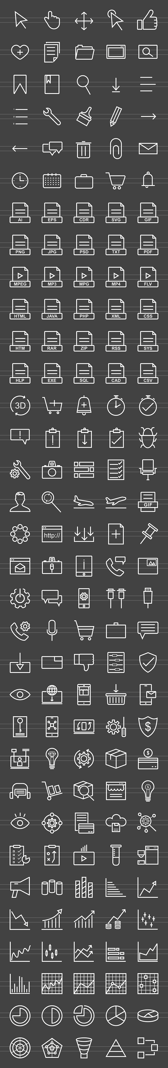 166 Interface Line Inverted Icons in Icons - product preview 1