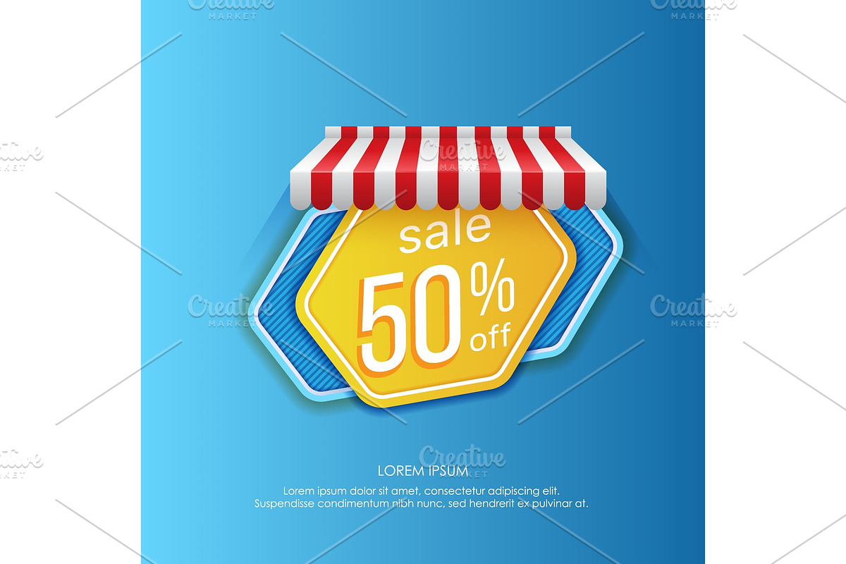 Sale sticker vector design  in Illustrations - product preview 8