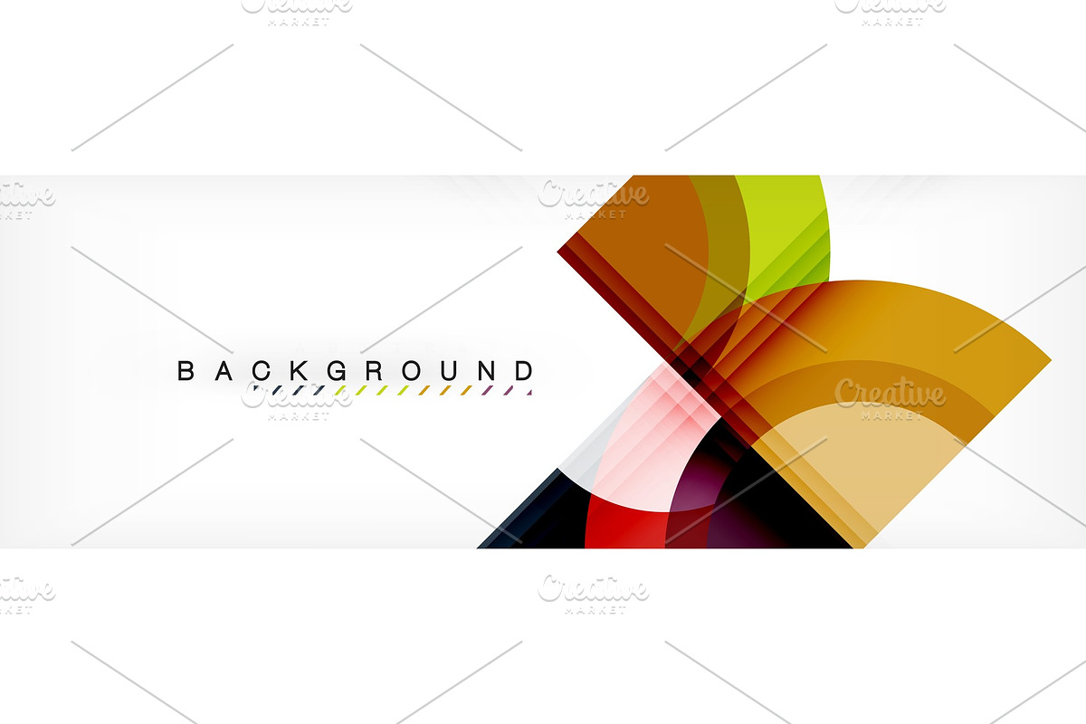 Vector circular geometric abstract in Illustrations - product preview 8