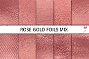 Rose Gold Foils Mix