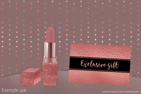 Rose Gold Foils Mix in Textures - product preview 8