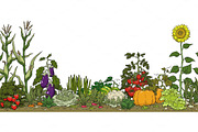 Vegetable garden bed