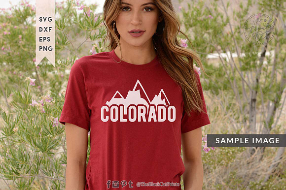 Colorado SVG DXF EPS PNG in Illustrations - product preview 1