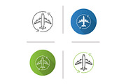 Flight transit icon