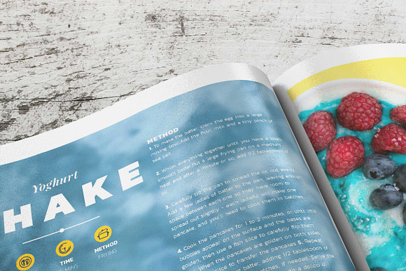 EAT GOOD FOOD Cookbook Template in Magazine Templates - product preview 10