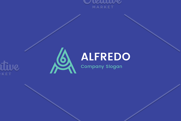 Alfredo - Letter A Logo in Logo Templates - product preview 1
