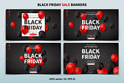 Black Friday promo web banners