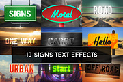 Signs Text Effects