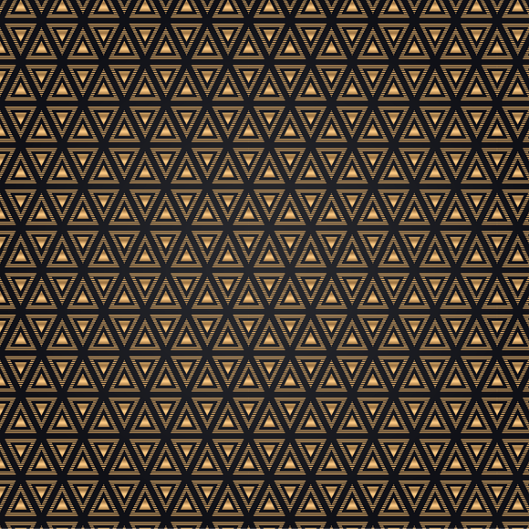 Golden Geometric Backgrounds in Patterns - product preview 2