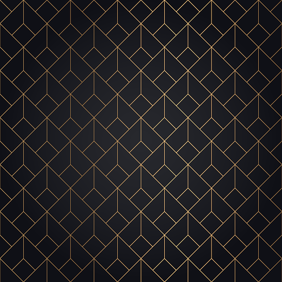 Golden Geometric Backgrounds in Patterns - product preview 4
