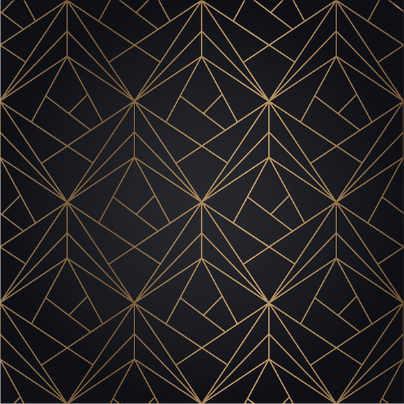 Golden Geometric Backgrounds in Patterns - product preview 5