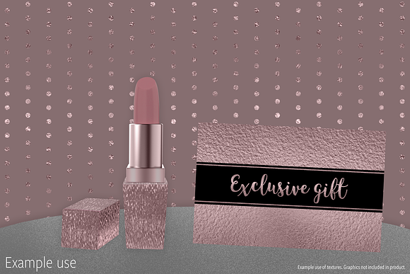 Blush Pink Foils Mix in Textures - product preview 8