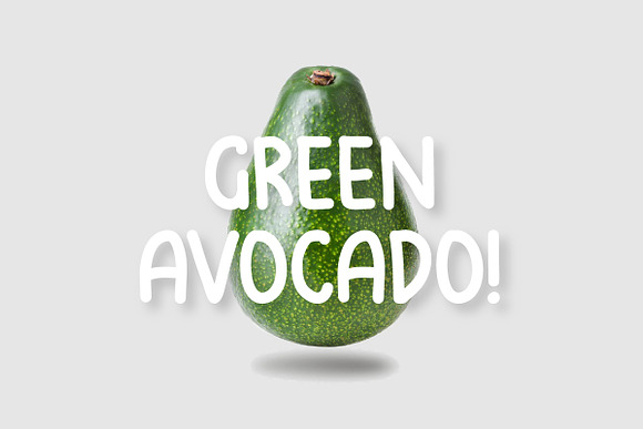 Avocados in Display Fonts - product preview 6