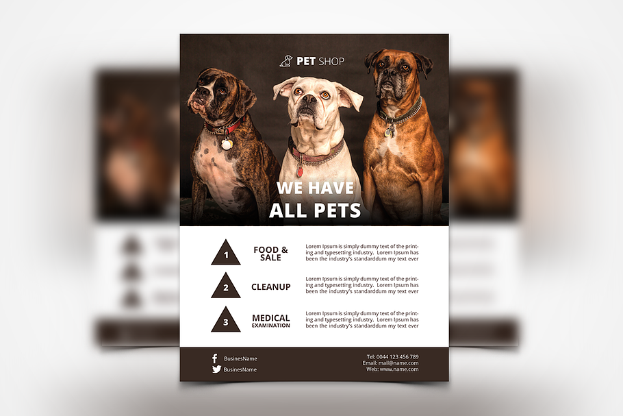 Pet Shop Flyer in Flyer Templates - product preview 8