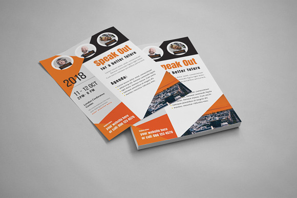 Business Conference Flyer in Flyer Templates - product preview 4