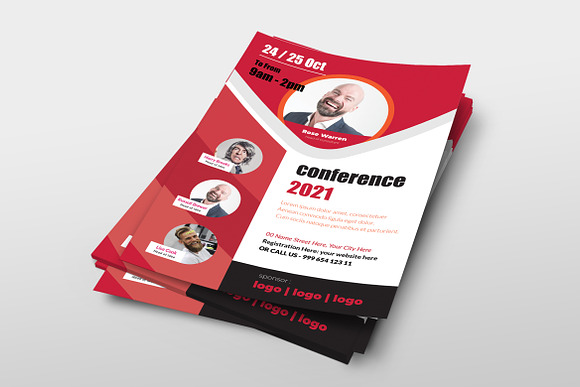 Business Conference Flyer in Flyer Templates - product preview 3