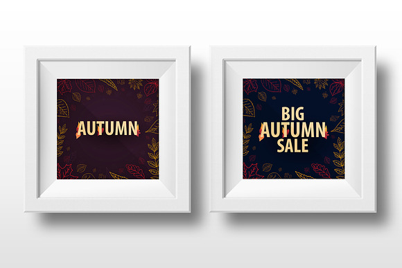 Autumn Social Media banners in Instagram Templates - product preview 2