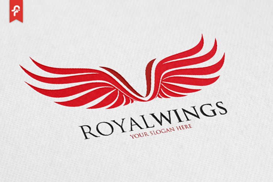Royal Wings Logo in Logo Templates - product preview 8