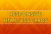 Responsive Linear Cards HTML/CSS