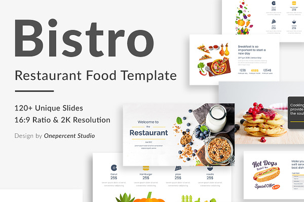 Bistro Food Google Slide Template